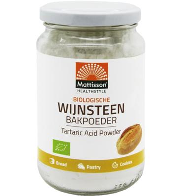 Mattisson HealthStyle Biologische Wijnsteenbakpoeder