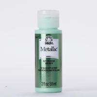 FolkArt • metallic acrylic paint green silk 59ml - thumbnail