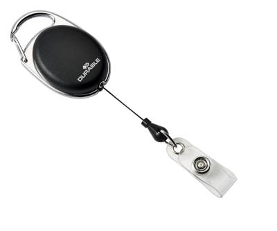 Durable JOJO STYLE - 8324 Rollerclip voor batch drukknopkoord Zwart 0.8 m 832401 10 stuk(s)