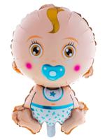Folieballon baby jongen 69cm - thumbnail