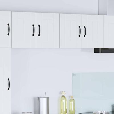 Keukenkast 2 pcs Wit 60 x 31 x 40 cm Bewerkt hout