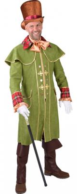 Koetsiersmantel groen