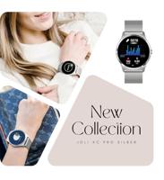 XCOAST JOLI XC PRO Smartwatch 45 mm Topas Silver - thumbnail