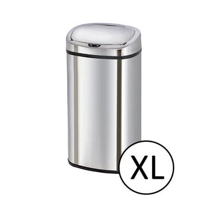 Kitchenmove prullenbak 68 liter met Sensor. Hoogglans Chroom - Automatische klep open.