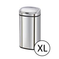 Kitchenmove prullenbak 68 liter met Sensor. Hoogglans Chroom - Automatische klep open. - thumbnail