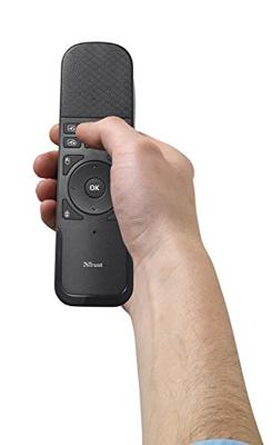 Trust Wireless Touchpad Presenter Draadloze presenter IR Zwart, Grijs
