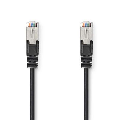 Nedis CCGP85121BK025 Cat5e Sf/utp-netwerkkabel Rj45 Male - Rj45 Male 0,25 M Zwart Nedis CCGP85121BK025 Cat5e Sf/utp-netwerkkabel Rj45 Male - Rj45 Male 0,25 M Zwart