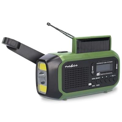 Noodradio nedis dab+ fm zonnepaneel
