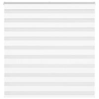 VidaXL Zebra blind 140x100 cm stofbreedte 135,9 cm polyester wit - thumbnail