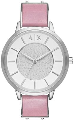 Horlogeband Armani Exchange AX5313 Leder Roze 16mm Horlogeband Armani Exchange AX5313 Leder Roze 16mm