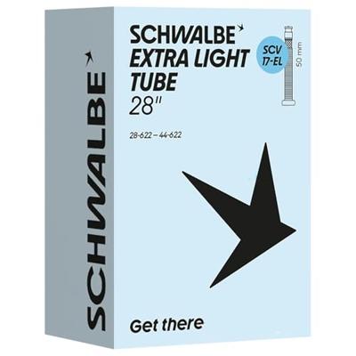 SCHWALBE binnenband scv17-el 28/44-622 50mm zwart SCHWALBE binnenband scv17-el 28/44-622 50mm zwart