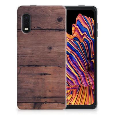 Samsung Xcover Pro | Bumper Hoesje | Old Wood Samsung Xcover Pro | Bumper Hoesje | Old Wood