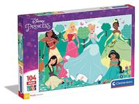Clementoni maxi puzzel disney princess, 104st. - thumbnail
