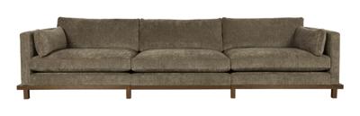 Zuiver 4,5-zits Bank 'Blossom' Eikenhout en stof, kleur Bruin Zuiver 4,5-zits Bank 'Blossom' Eikenhout en stof, kleur Bruin