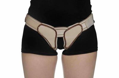 Orliman Dubbelzijdige Liesbreukband - S - Universeel - Beige
