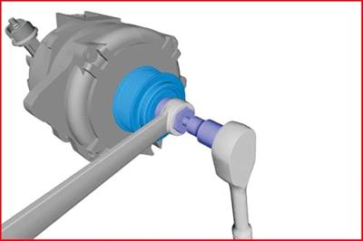 KS Tools 150.3270 Kombischlüsselset voor dynamo, 2-delig