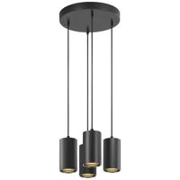 SLV ASTO TUBE 1006437 Hanglamp GU10 10 W Zwart - thumbnail