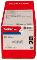 Fischer 570349 FID II Plus Isolatiemateriaal deuvel 80 mm 25 stuk(s) - thumbnail