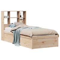 Bedframe zonder matras massief grenenhout 140x200 cm - thumbnail