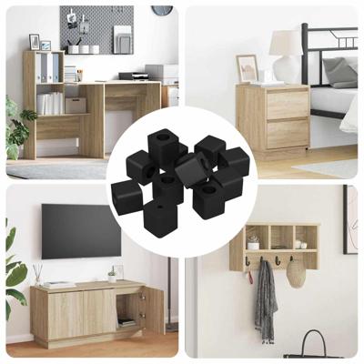 Ladehouder 6792 pcs Zwart 15 x 15 x 15mm PP Copolymeer