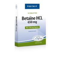 Vitakruid Betaine HCL 650mg & pepsine 160mg testkit 10 Tabletten - thumbnail