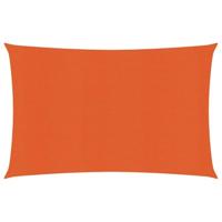VidaXL Zonnezeil 160 g/m² 2,5x3,5 m hdpe oranje - thumbnail