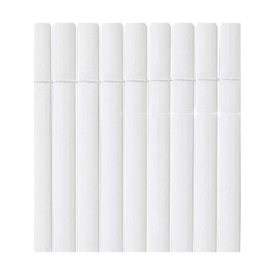 Schutting Nortene Plasticane Ovaal 1 x 3 m Wit PVC