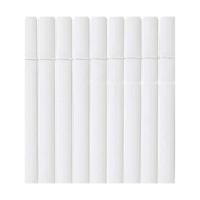 Schutting Nortene Plasticane Ovaal 1 x 3 m Wit PVC - thumbnail