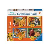 Ravensburger the lion king 4-in-1 puzzel - thumbnail