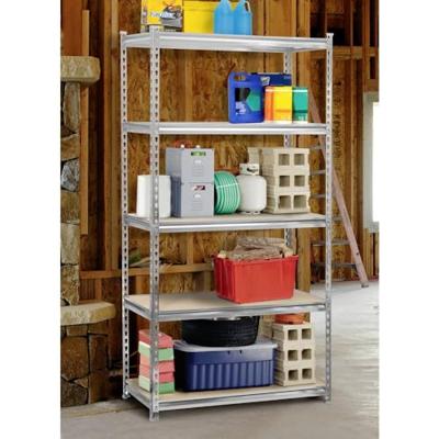 TOOLCRAFT TO-8660250 Stellingkast (extra stevig) 350 kg (b x h x d) 900 x 1826 x 450 mm Metaal, MDF Verzinkt, Zilver Hout