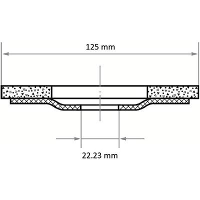 LUKAS-ERZETT A27151250401535 Lamellenschuurschijf Diameter 125 mm Korrelgrootte (num)=40 10 stuk(s)