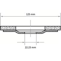 LUKAS-ERZETT A27151250401535 Lamellenschuurschijf Diameter 125 mm Korrelgrootte (num)=40 10 stuk(s) - thumbnail