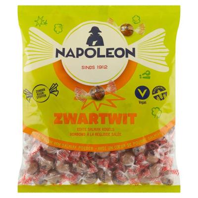 Snoep Napoleon zwart wit zak 1kg | 5 stuks Snoep Napoleon zwart wit zak 1kg | 5 stuks
