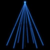 VidaXL Led-kerstboom binnen buiten 1300 leds 8 m blauw - thumbnail