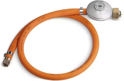Weber gasdrukregelaar en slang Q 100/120