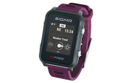 Sigma iD.FREE Sporthorloge GPS - Paars Sigma iD.FREE Sporthorloge GPS - Paars