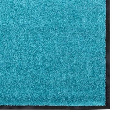 Deurmat Anders Cyaan en Zwart 120 x 250 cm Polyamide en PVC