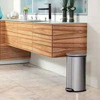 EKO pedaalemmer grace 35 l matzilverkleurig - thumbnail