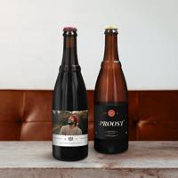Westmalle Dubbel & Tripel bier - Label - 2x 750 ml - thumbnail