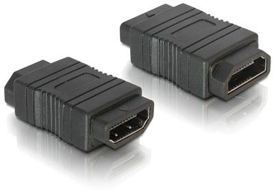 Delock 65049 HDMI Adapter [1x HDMI-bus - 1x HDMI-bus] Zwart