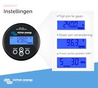 Victron Energy BMV-702 Black BAM010702200R Accubewaking - thumbnail