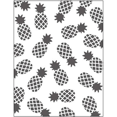 Creativ Company Embossing folder , ananas, afm 11x14 cm, dikte 2 mm, 1 stuk