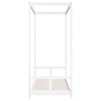 Kinderbedframe 80x200 cm massief grenenhout wit - thumbnail