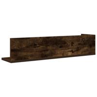 Wandschappen 2 st 75x16,5x16,5 cm bewerkt hout gerookt eiken - thumbnail