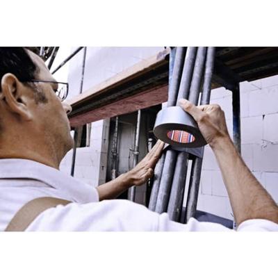 Tesa Weefseltape | zilver | lengte 50 m | breedte 48 mm wiel | 1 stuk - 04663-00007-02 04663-00007-02