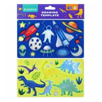 Tekensjabloon Dinosaurussen, Kosmos - thumbnail