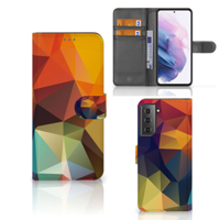 Samsung Galaxy S21 Plus | Book Case | Polygon Color - thumbnail