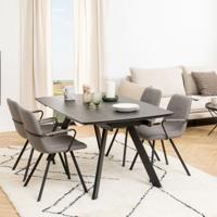 Bendt Uitschuifbare Eettafel 'Cresencio' Keramiek, 160/240 x 97cm - thumbnail