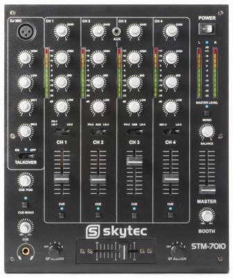 Skytec STM-7010 4-kanaals dj mixer USB