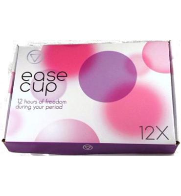 EaseCup 2x - Tot 12 uur vrijheid tijdens je menstruatie! (aantal: 1 x EaseCup 12 pack (12 stuks))